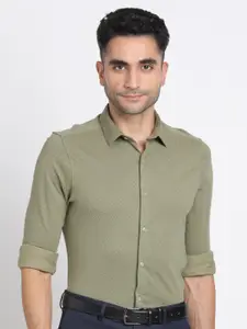 Turtle Modern Slim Fit Spread Collar Cotton Formal Shirt