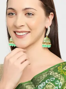 OOMPH Beaded Dome-Shaped Jhumkas