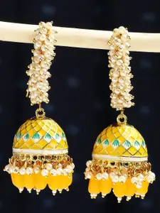 OOMPH Beaded Dome-Shaped Jhumkas