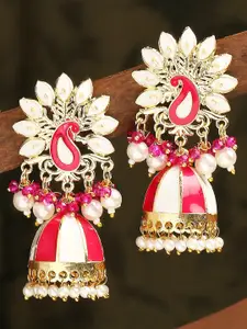 OOMPH Beaded Dome-Shaped Jhumkas