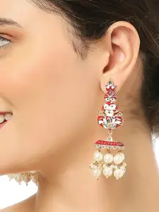 OOMPH Kunda-Studded Dome Shaped Jhumkas