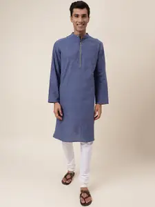 Fabindia Mandarin Collar Cotton Regular Kurta