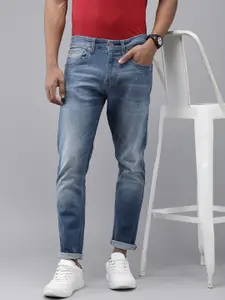 U.S. Polo Assn. Denim Co. Men Mid-Rise Light Fade Stretchable Cropped Jeans