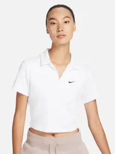 Nike Sportswear Essential Brand Logo Printed Short-Sleeve Polo T-shirt