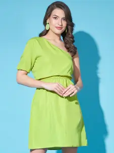 Funday Fashion One Shoulder A-Line Dress