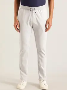 Indian Terrain Men Mid Rise Relaxed Fit Cotton Track Pants