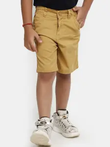 V-Mart Boys Twill Weave Mid Rise Cotton Shorts