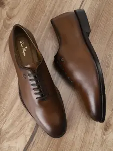 Louis Philippe Men Leather Oxfords Shoes