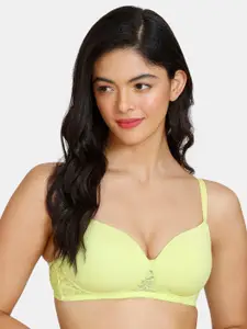 Zivame Half Coverage Lightly Padded T-shirt Bra With All Day Comfort