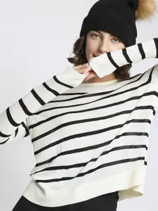 Vero Moda Striped Pullover Sweaters