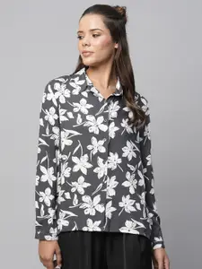 Chemistry Floral Print Casual Shirt