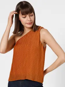 Vero Moda Self Design One Shoulder Top