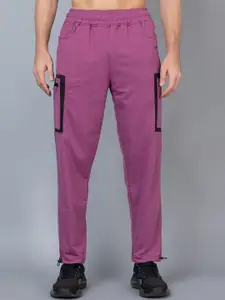 CHKOKKO Men Regular Fit Mid-Rise Sports Track Pants