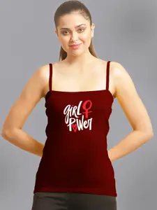 FBAR Girl Power Printed Cotton Camisole