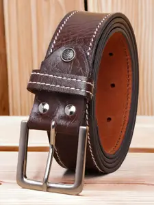 URBAN ALFAMI Men Textured Leather Belt