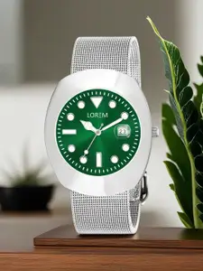 LOREM Men Patterned Dial & Analogue Watch LR143