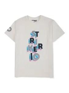 Gini and Jony Boys Typography Printed Cotton T-Shirt