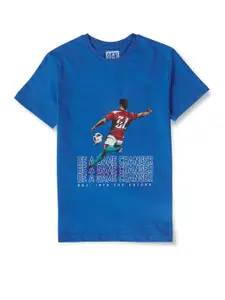 Gini and Jony Boys Sports Printed Cotton T-shirt
