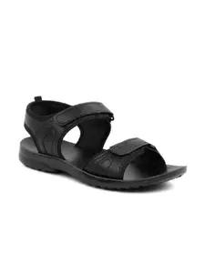 Paragon Men Open Toe Comfort Sandals With Velcro Closure