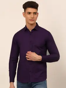 JAINISH Classic Opaque Spread Collar Casual Shirt