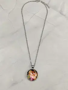 EL REGALO Girls Silver-Plated Disney Necklace