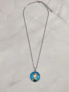 EL REGALO Girls Silver-Plated Disney Necklace