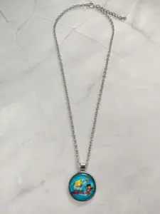 EL REGALO Girls Silver-Plated Disney Necklace