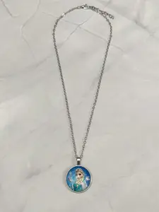 EL REGALO Girls Silver-Plated Disney Necklace