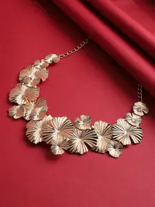 SOHI Gold-Plated Necklace