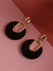 SOHI Gold Plated Drop Earrings