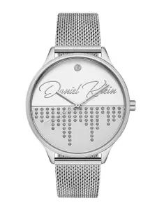Daniel Klein Women Trendy Bracelet Style Straps Analogue Watch DK.1.13050-1-Silver