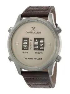 Daniel Klein Men Dial & Leather Straps Digital Watch DK 1 12438-7