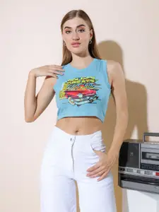 Stylecast X Hersheinbox Women Printed Crop T-shirt