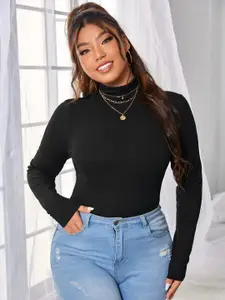 BAESD Turtle Neck Ribbed Pullover