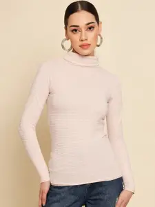 BAESD Turtle Neck Ribbed Pullover