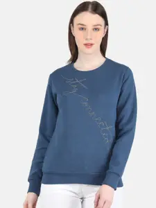 Monte Carlo Typographic Printed Pullover Sweatshirt