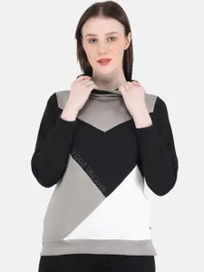 Monte Carlo Colourblocked Hooded Pullover Sweatshirt