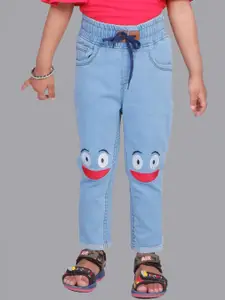 A-Okay Girls Slim Fit High Rise Clean Look Embroidered Stretchable Jeans