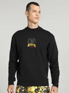 Puma Printed Franchise Men Basketball Pullover Pure Cotton Sweatshirt