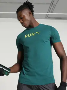 Puma Printed Run PUMA Graphic Training Sports Tshirt