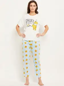 Camey Winnie The Pooh Printed Night suit