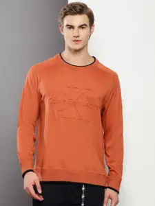 Calvin Klein Jeans Long Sleeves Ribbed Pullover Sweatshirt