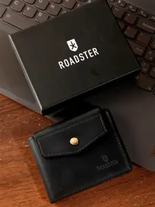 Roadster Men Leather Two Fold Wallet