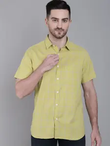 Cantabil Checked Cotton Casual Shirt
