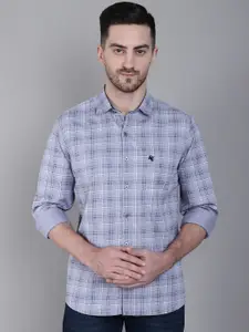 Cantabil Comfort Tartan Checked Cotton Casual Shirt
