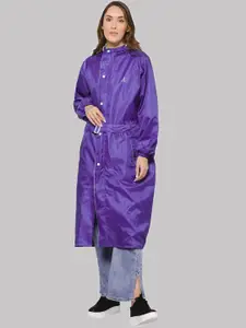 THE CLOWNFISH Waterproof Reversible Double Layer Rain Jacket