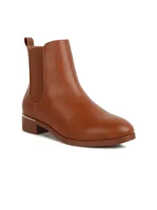 London Rag Women Heeled Mid-Top Chelsea Boots