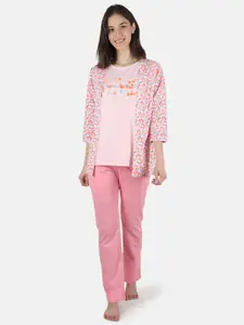 Monte Carlo Printed Top with Trousers