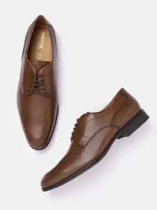 Geox Men U Lacopo Leather Formal Derby Shoes