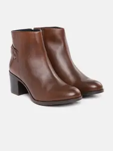 Geox Women D New Asheel Leather Ankle Boots